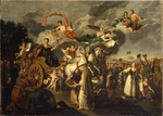 Unbekannter Künstler - Katharina II. auf der Reise durch das Reich 1787