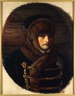 Wereschtschagin, Wassili Wassiljewitsch - Beim Frost. Napoleon in Winterkleidung