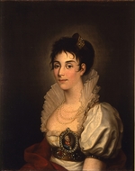 Argunow, Nikolai Iwanowitsch - Porträt der Schauspielerin und Sängerin, Gräfin Praskowja Scheremetjewa (Schemtschugowa) (1768-1803)