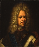 Unbekannter Künstler - Porträt des Feldmarschalls Alexander Danilowitsch Fürst Menschikow (1673-1729)