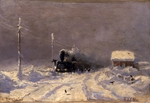 Bogoljubow, Alexei Petrowitsch - Winter. Schneeverwehungen