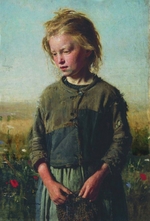 Repin, Ilja Jefimowitsch - Bettlerin (Die Fischerstochter)