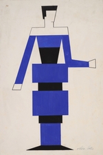 Exter, Alexandra Alexandrowna - Kostümentwurf zum Theaterstück Othello von W. Shakespeare