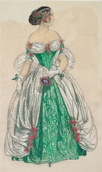 Bakst, Léon - Kostümentwurf zum Ballett Les Papillons von Robert Schumann