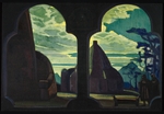 Roerich, Nicholas - Bühnenbildentwurf zur Oper Tristan und Isolde von R. Wagner