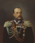 Schilder, Nikolai Gustawowitsch - Porträt von Großfürst Nikolai Nikolajewitsch (der Ältere) von Russland (1831-1891)