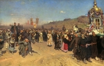 Repin, Ilja Jefimowitsch - Die Kreuzprozession im Gouvernement Kursk