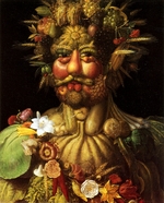 Arcimboldo, Giuseppe - Vertumnus (Kaiser Rudolf II.)