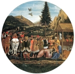 Veneziano, Domenico - Die Anbetung der Könige (Tondo der Medici)