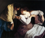 Gentileschi, Orazio - Martha tadelt ihre Schwester Maria