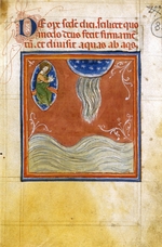 Guido da Siena - Die Schöpfung (Miniatur aus Tractatus de Creatione Mundi)