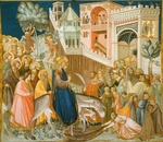 Lorenzetti, Pietro - Der Einzug Jesu in Jerusalem (Freskenzyklus der Unterkirche der Basilika San Francesco Assisi)
