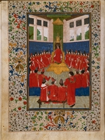 Niederländischer Meister - Orden vom Goldenen Vlies (Miniatur aus Statuts et armorial de la Toison d'Or)