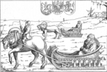 Hirschvogel, Augustin - Siegmund von Herberstein reist durch Russland