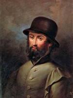 Unbekannter Künstler - Porträt des Dichters Lope de Rueda (1510-1565)