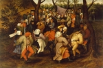Brueghel, Pieter, der Jüngere - Der Hochzeitstanz im Freien