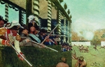 Repin, Ilja Jefimowitsch - Alexander I. und Napoleon auf der Jagd im Jahre 1807