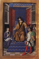 Bourdichon, Jean - Ludwig XII. von Frankreich (aus dem Stundenbuch von Anne de Bretagne)