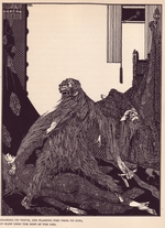 Clarke, Harry - Illustration zur Kurzgeschichte Der Doppelmord in der Rue Morgue von Edgar Allan Poe