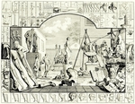 Hogarth, William - Illustration zu Analyse der Schönheit