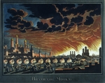 Unbekannter Künstler - Brand in Moskau am 15. September 1812