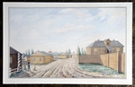 Bestuschew, Nikolai Alexandrowitsch - Hauptstrasse in Tschita, Verbannungsort von Dekabristen