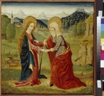 Oberrheinischer Meister - Begegnung von Maria und Elisabet