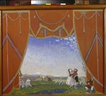 Golowin, Alexander Jakowlewitsch - Spanischer Tanz. Bühnenbildentwurf zum Ballett Jota Aragonesa von M. Glinka