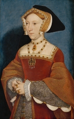 Holbein, Hans, der Jüngere - Porträt der Jane Seymour, Königin von England
