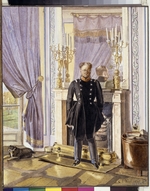 Kiel, Lew Iwanowitsch - Porträt des Großfürsten Konstantin Pawlowitsch von Russland (1779-1831) am Kamin
