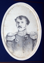 Unbekannter Künstler - Porträt des Dezembristen Artamon S. Murawjow (1794-1846)