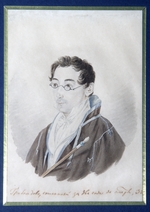 Moschkow, Wladimir Iwanowitsch - Porträt des Dramatikers Alexander S. Gribojedow (1795-1829)