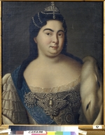 Unbekannter Künstler - Porträt der Kaiserin Katharina I. (1684-1727)