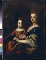 Unbekannter KÃ¼nstler - Zar von Russland Iwan VI. Antonowitsch (1740-1764) mit Hofdame Julia von Mengden