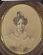 Unbekannter Künstler - Porträt von Balletttänzerin Marie Taglioni (1804-1884)