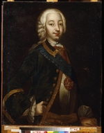 Unbekannter Künstler - Porträt des Zaren Peter III. von Russland (1728-1762)