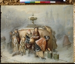 Perow, Wassili Grigorjewitsch - Die Warteschlange am Brunnen