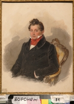 Sokolow, Pjotr Fjodorowitsch - Porträt von Graf Matwei Jurjewitsch Wiljegorski (1794-1866)