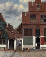 Vermeer, Jan (Johannes) - Straße in Delft (Die kleine Straße)