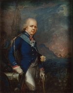 Unbekannter Künstler - Porträt des Großfürsten Konstantin Pawlowitsch von Russland (1779-1831) vor der Schlacht bei Novi