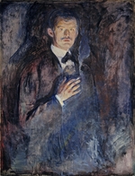 Munch, Edvard - Selbstbildnis mit Zigarette