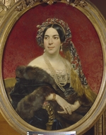 Brüllow (Briullow), Karl Pawlowitsch - Porträt von Fürstin Maria Wolkonskaja (1816-1856)