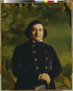 Sarjanko, Sergei Konstantinowitsch - Porträt von Opernsänger Ossip Afanassiewitsch Petrow (1806-1878)