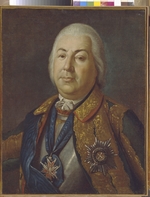 Loktew, Iwan - Porträt von Graf Pjotr Semjonowitsch Saltykow (1697–1772)
