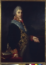 Mosnier, Jean Laurent - Porträt von Fürst Alexander Lwowitsch Naryschkin (1760-1826)