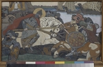 Roerich, Nicholas - Alexander Newski im Kapf mit Birger Jarl