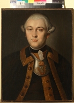 Unbekannter Künstler - Porträt von Dichter Wassili Majkow (1728-1778)