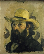 Cézanne, Paul - Selbstbildnis mit Strohhut