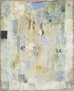 Klee, Paul - Das Vokaltuch der Kammersängerin Rosa Silber