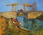 Gogh, Vincent, van - Brücke bei Arles (Pont de Langlois)